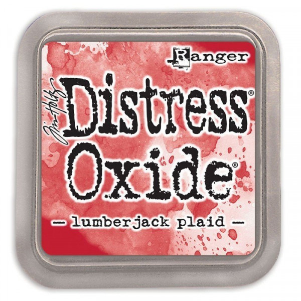 Encre Distress Oxide Lumberjack Plaid