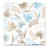 Blue Batik Pack 6 papiers imprimés + 1calque