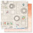 Blue Batik Pack 6 papiers imprimés + 1calque