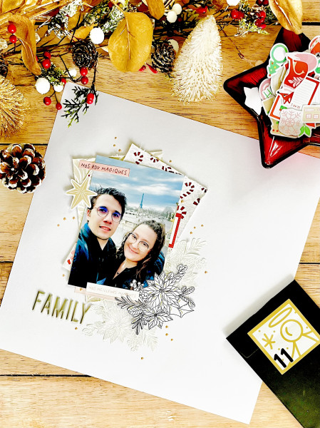 Calendrier de l'avent 2025 n°11 Clear «&nbsp;Poinsettias&nbsp;» - visuel 2