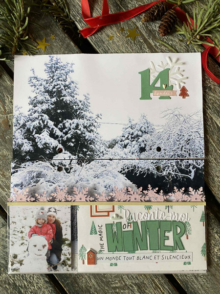 Kit Mini Album «&nbsp;Mon carnet enchanté : souvenirs et traditions de décembre&nbsp;» + classeur en Bois par Virginie - visuel 15