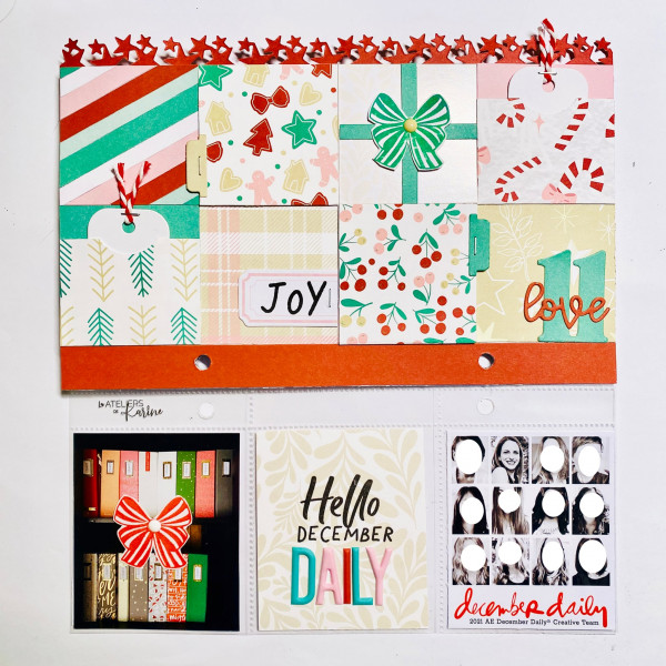 Kit Mini Album «&nbsp;Mon carnet enchanté : souvenirs et traditions de décembre&nbsp;» + classeur en Bois par Virginie - visuel 16