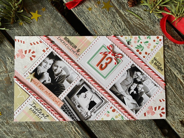 Kit Mini Album «&nbsp;Mon carnet enchanté : souvenirs et traditions de décembre&nbsp;» + classeur en Bois par Virginie - visuel 17