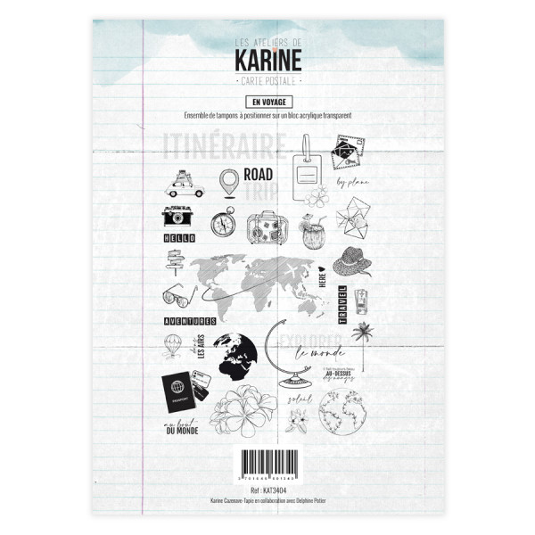 Carte Postale Clears A4 En Voyage