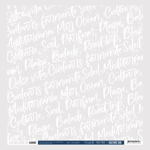 Culture Sud Pack 6 papiers imprimés + 1 calque - visuel 7