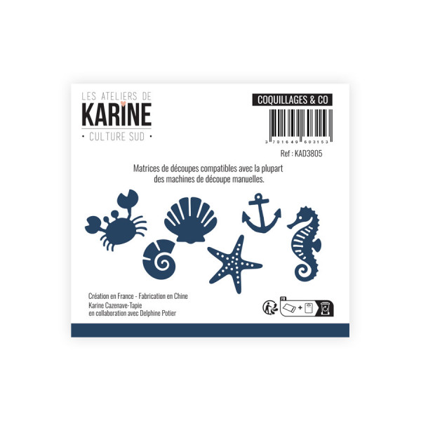 Culture Sud Dies Set Coquillages & Co