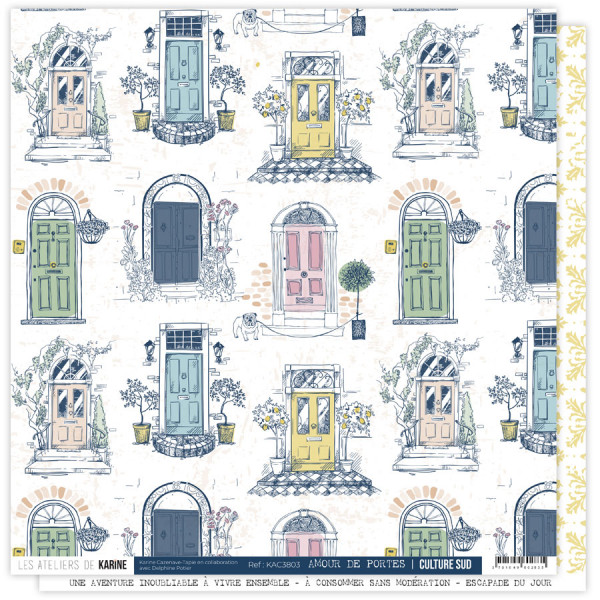 Culture Sud Pack 6 papiers imprimés + 1 calque - visuel 3