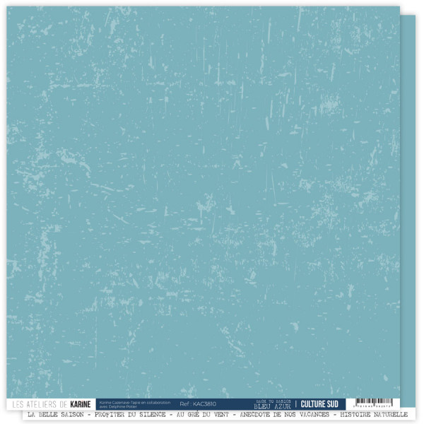 Culture Sud Lot de 6 papiers Back to Basics - visuel 2