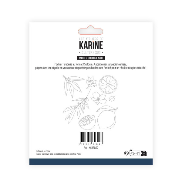 Culture Sud Pochoir Broderie Motifs