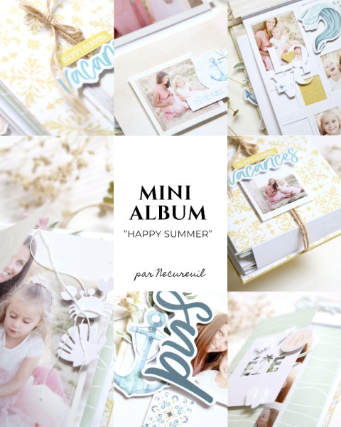Kit Mini Album Culture Sud «&nbsp;Happy Summer&nbsp;» par Nécureuil