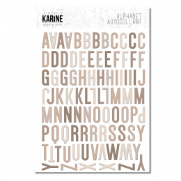Histoires au Naturel Autocollants Alphabet Multicolore