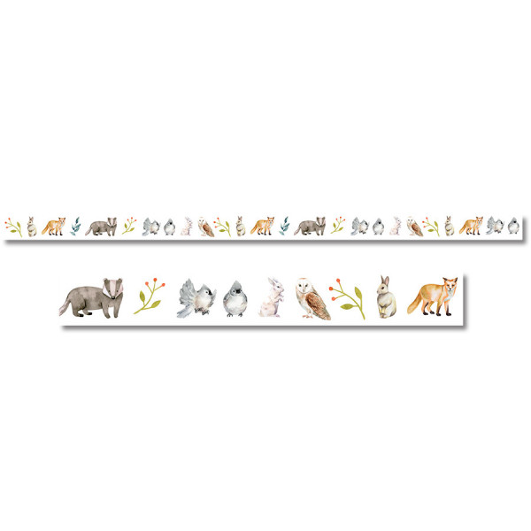 Jardin d'Hiver Masking Tape Animaux