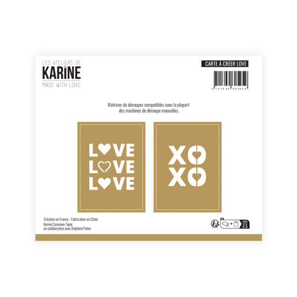 Made With Love Dies Carte à Créer Love