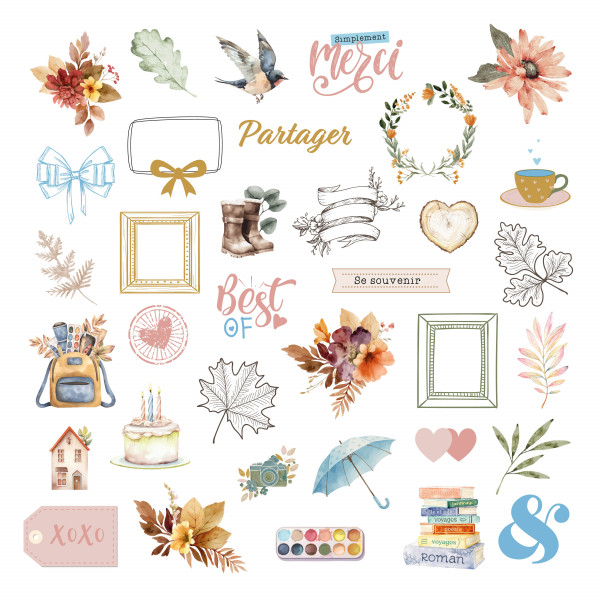Made With Love Die cuts calques