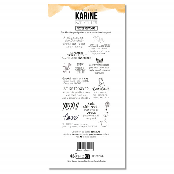 Made With Love Clears Textes Souvenirs