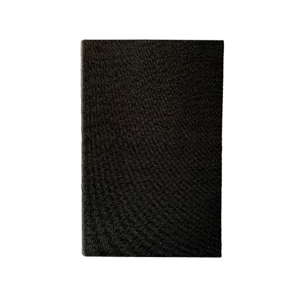Classeur tissu Noir (mécanisme argent) - visuel 2