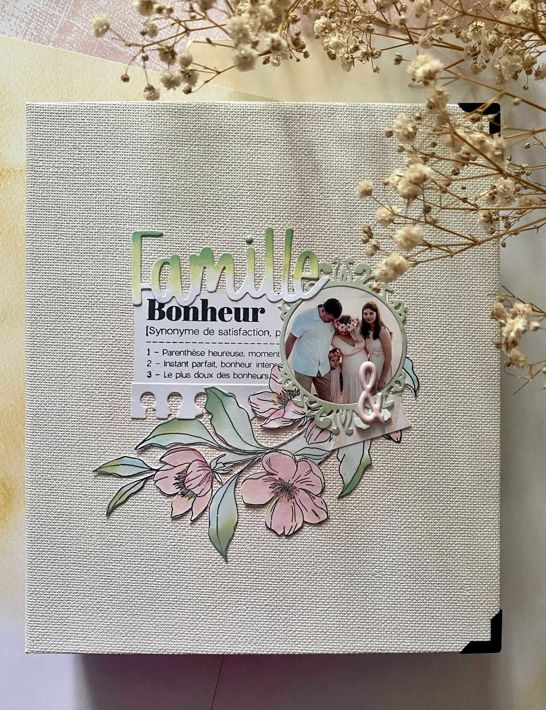 Kit Mini Album Mimosa Forever « Autour du Bonheur » - Les Ateliers de ...