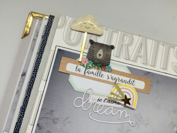 Tutoriel mini album bébé - visuel 7