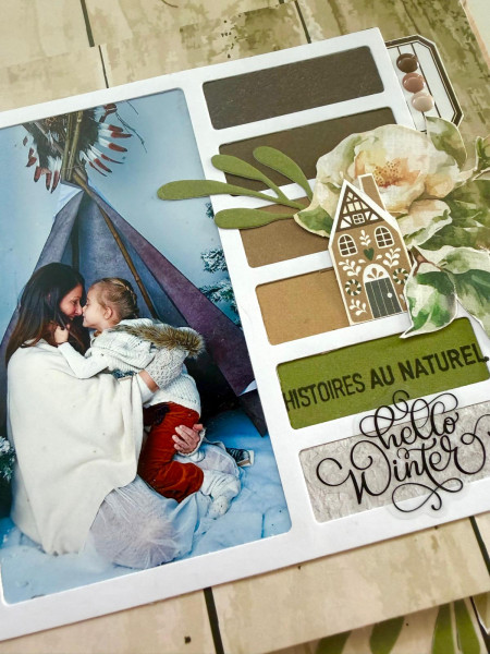 Kit Mini Album Histoires au Naturel «&nbsp;Chalet en Hiver&nbsp;» - visuel 10
