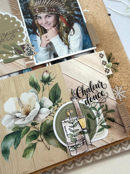 Kit Mini Album Histoires au Naturel «&nbsp;Chalet en Hiver&nbsp;» - visuel 5