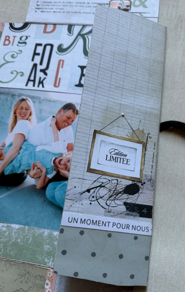 Kit Mini Album Vintage Journal «&nbsp;Carnet de souvenirs&nbsp;» - visuel 3
