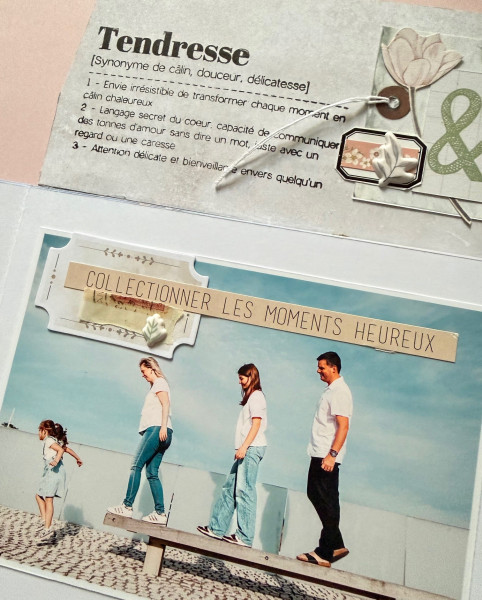 Kit Mini Album Vintage Journal «&nbsp;Carnet de souvenirs&nbsp;» - visuel 6