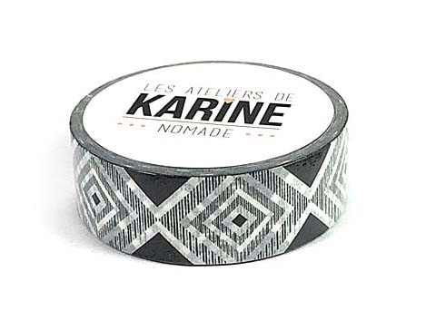 Nomade Masking Tape Black & White