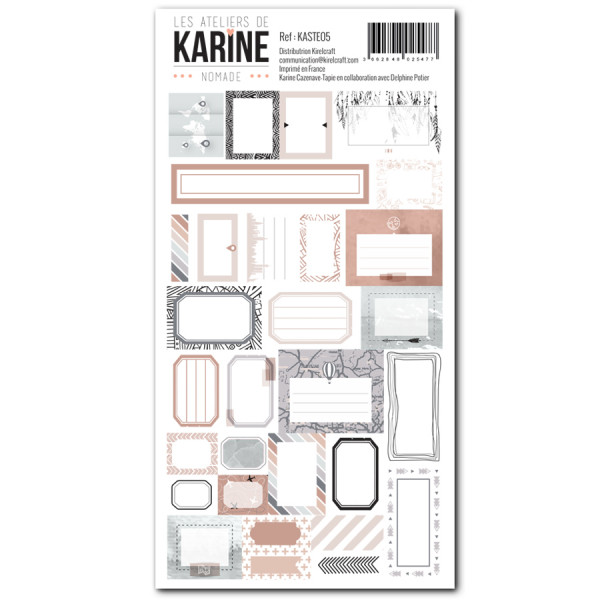 Nomade Autocollants 30 étiquettes