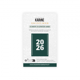 Raconte Moi 2026 Die Carte à créer 2026