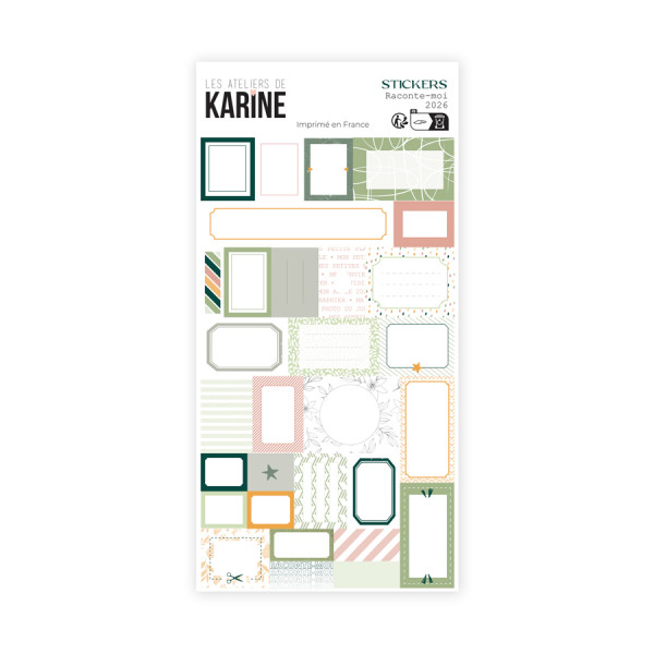 Raconte Moi 2026 Autocollants 30 étiquettes