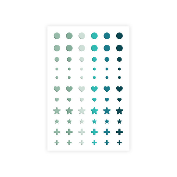 Raconte moi 2022 Enamels Dots Nuances de vert