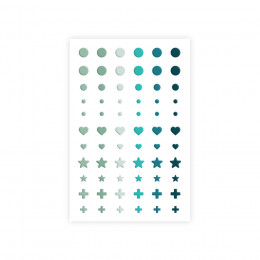 Raconte moi 2022 Enamels Dots Nuances de vert