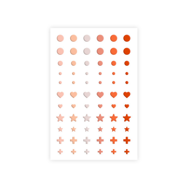 Raconte moi 2022 Enamels Dots Nuances de corail