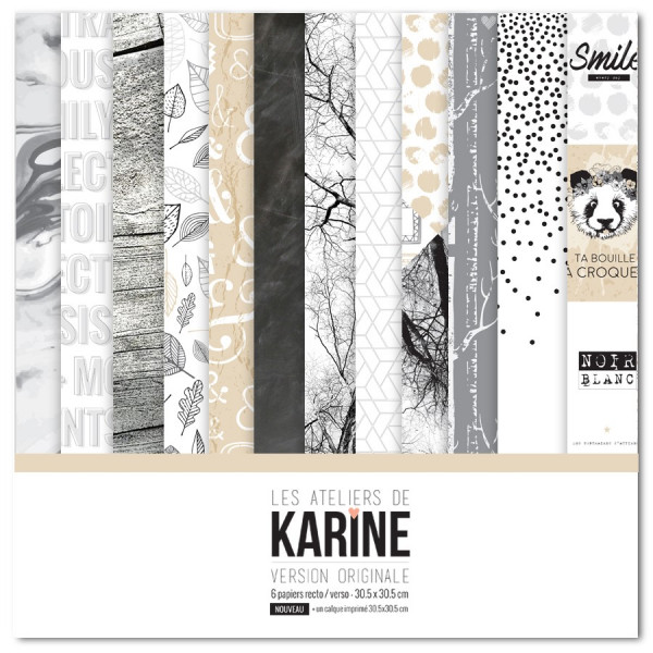 Version Originale Pack 6 papiers imprimés + 1 calque
