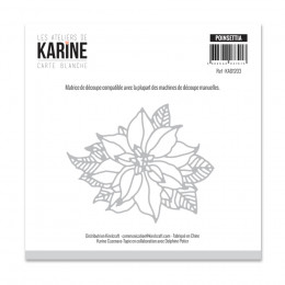 Carte Blanche Die Poinsettia