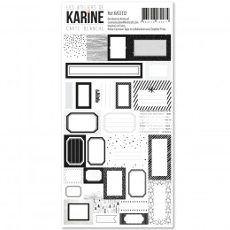 Carte Blanche Autocollants 30 étiquettes