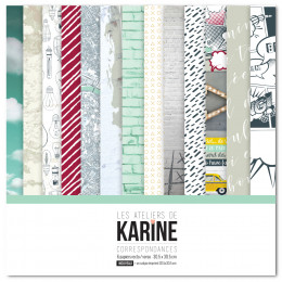 Correspondances Pack 6 papiers imprimés + 1calque