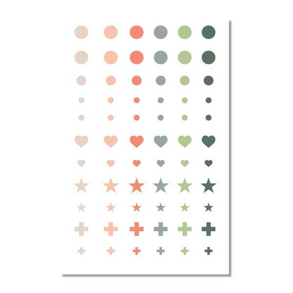 Vintage Journal Enamels dots