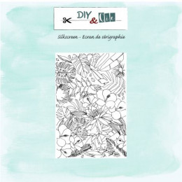 Carnet de Route Silkscreen Feuillages Tropical