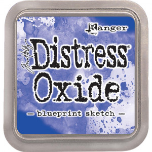 Encre Distress Oxide Blueprint Sketch