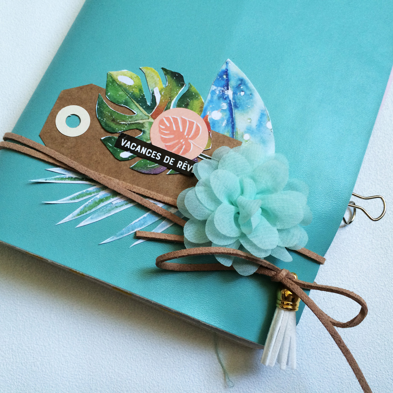 Tutoriel Mini Album Carnet de voyage Mint