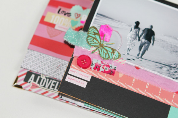 Tutoriel Mini Album La vie en Rose - visuel 6