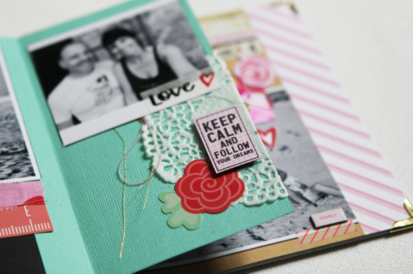 Tutoriel Mini Album La vie en Rose - visuel 9
