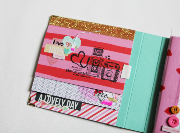 Tutoriel Mini Album La vie en Rose - visuel 8